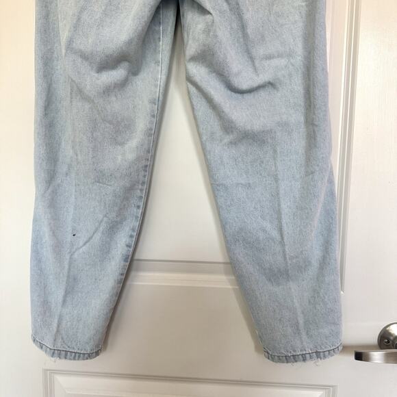 Vintage Bill Blass Mom Blue Jeans Size 12 Petite High Rise Pleat Front Denim - Picture 7 of 16